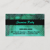 GC | Miami Heat Wave Grunge Pink Visitekaartje (Achterkant)