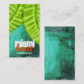 GC | Miami Heat Wave Grunge Visitekaartje (Voorkant / Achterkant)