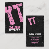 GC Miss Fix Het Roze Concrete Visitekaartje (Voorkant / Achterkant)