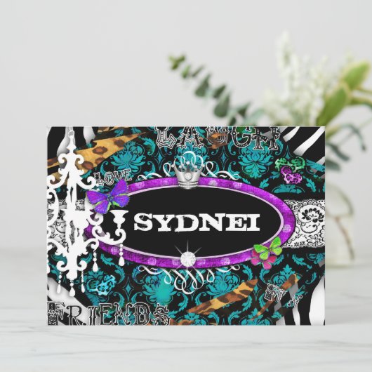 GC | Miss Fun n'Fancy Stuff Ultimate Blue Kaart (Staand voorkant)