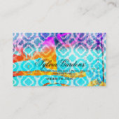 GC Modern Colorful Clover Crown Visitekaartje (Achterkant)