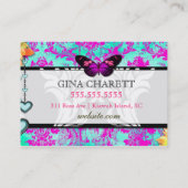 GC Mon Trésor Turquoise Pink Visitekaartje (Achterkant)