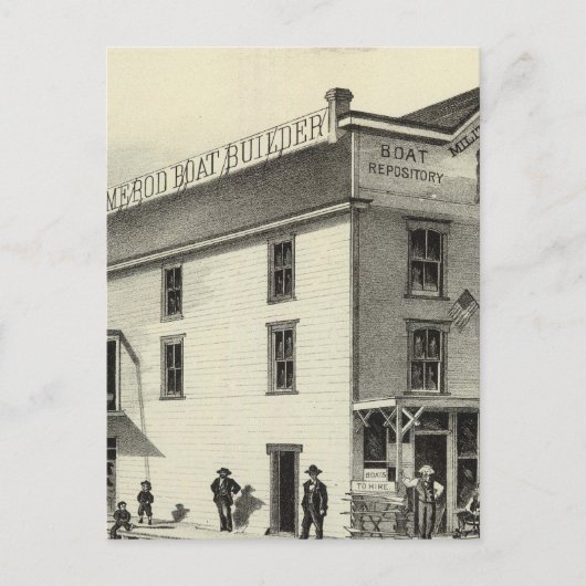 GC Ormerod, de Boat Builder, Asbury Park, NJ Briefkaart (Voorkant)