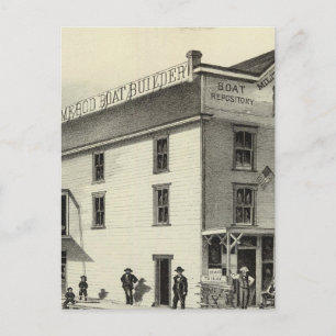 GC Ormerod, de Boat Builder, Asbury Park, NJ Briefkaart