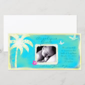 GC | Paradise Found Baby Girl Aankondiging (Voorkant / Achterkant)