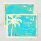 GC | Paradise Vond Invitation Uitnodiging Briefkaart (Voorkant / Achterkant)