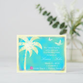 GC | Paradise Vond Invitation Uitnodiging Briefkaart (Staand voorkant)