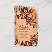 GC | Roos van geroosterde moerasmest Visitekaartje (Achterkant)