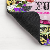 GC | roze roze roze bijen Muismat (Hoek)