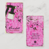 GC roze verstuiver Tan  Visitekaartje (Voorkant / Achterkant)