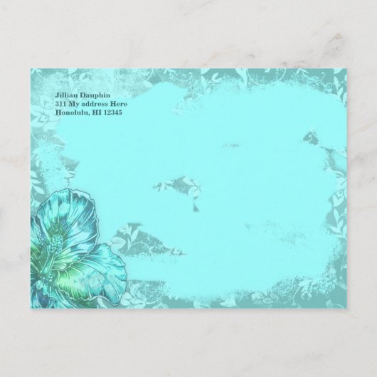 GC Save the Date Family Reunion  Beach v 2 Aankondigingskaart (Achterkant)