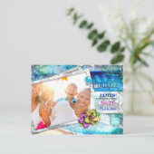 GC Save the Date Family Reunion  Beach v 2 Aankondigingskaart (Staand voorkant)