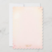 GC Scalloped Glitter Twinkle Toes Dancer Kaart (Achterkant)