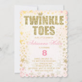 GC Scalloped Glitter Twinkle Toes Dancer Kaart (Voorkant)