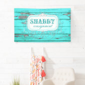 GC Shabby Aqua Wood Banner (Insitu)