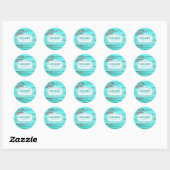 GC Shabby  Aqua Wood Sticker (Vel)