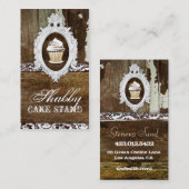 GC Shabby Cake stand Baroque Lijst Visitekaartje (Voorkant / Achterkant)
