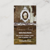 GC Shabby Cake stand Baroque Lijst Visitekaartje (Achterkant)