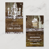GC Shabby Cake Stand Chandelier Visitekaartje (Voorkant / Achterkant)