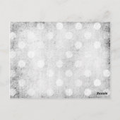 GC Shabby  Charm Black Damask Briefkaart (Achterkant)