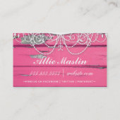 GC Shabby  roze hout Visitekaartje (Achterkant)