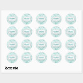 GC Shabby  Turquoise Sticker (Vel)