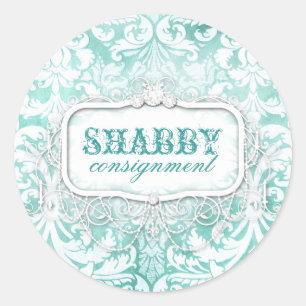 GC Shabby  Turquoise Sticker