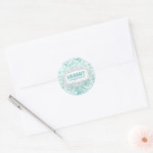 GC Shabby  Turquoise Sticker (Envelop)