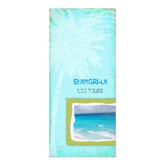 GC | Shangri-La Forever Turquoise Chubby Reclamekaart (Voorkant)