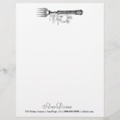 GC  Silver Divine Silverware Briefhoofd Sjabloon (Voorkant)