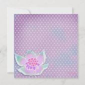 GC Spa Party Lotus Paars Kaart (Achterkant)