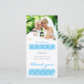 GC | Sweet Ocean Print Dank je Bedankkaart (Staand voorkant)