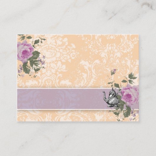 GC  Tea Party plaatst kaart om te villen Plaatskaartje (Voorkant)