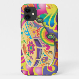 GC Ticket to Ride Hippy Peace Bus iphone 5 Hoesje