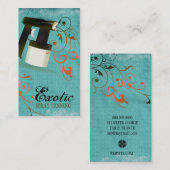 GC Turquoise Coral Spray Tan Visitekaartje (Voorkant / Achterkant)