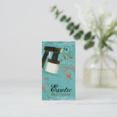 GC Turquoise Coral Spray Tan Visitekaartje (Staand voorkant)