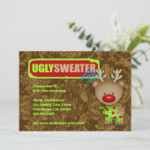 GC Ugly Sweater Party Kaart (Staand voorkant)
