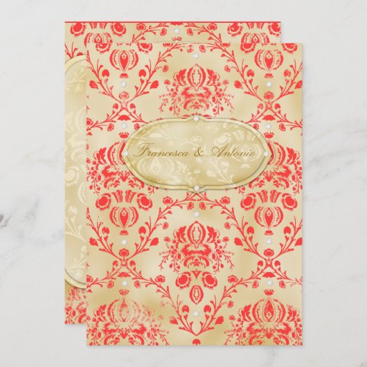 GC | Uitnodiging voor koekjes en koekjes | Aardbei (Voorkant / Achterkant)