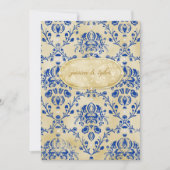 GC | Uitnodiging voor koekjes en koekjes |Blauwbes (Voorkant)