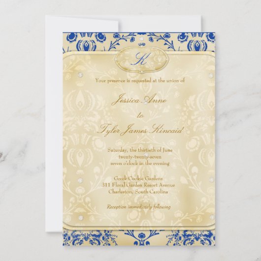 GC | Uitnodiging voor koekjes en koekjes |Blauwbes (Achterkant)