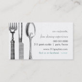 GC | Uitzonderlijke tabelinstelling Gold Metallic Visitekaartje (Achterkant)