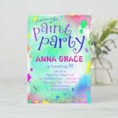 GC Verffeestje Verjaardag Kaart (Staand voorkant)