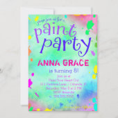 GC Verfpartij Birthday Kaart (Voorkant)