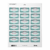 GC | Verleidelijk Turquoise Rood Etiket (Full Sheet)