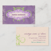 GC | Vivacious Violet "Aged" Visitekaartje (Voorkant / Achterkant)