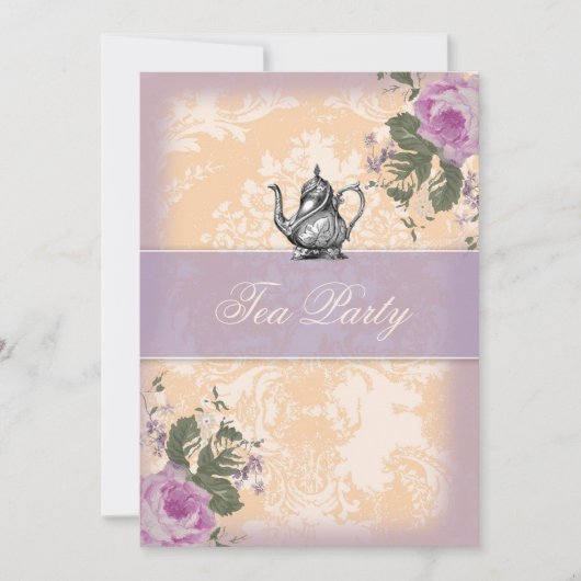 GC Vrijgezellenfeest Tea Party Kaart (Voorkant)