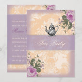 GC Vrijgezellenfeest Tea Party Kaart (Voorkant / Achterkant)