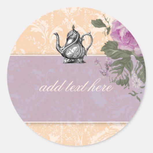 GC  Vrijgezellenfeest Tea Party Stickers (Voorkant)