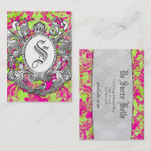 GC warmroze kroonscroller Premium - parel Visitekaartje (Voorkant / Achterkant)