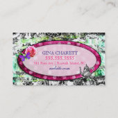 GC Whimsical  Charm Tea Pot Visitekaartje (Achterkant)